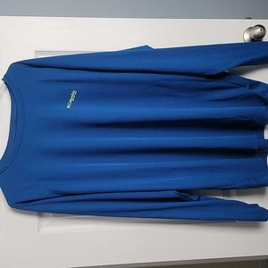 Columbia PFG Blue XL omni-shade long sleeve shirt excellent condition
